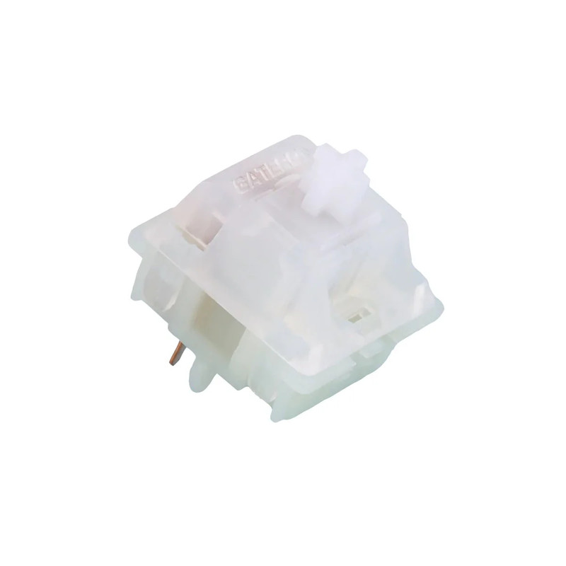 Gateron Milky Housing Switches - Clear - 10 Pieces - مكبس لوحة مفاتيح